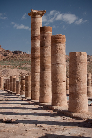Roman columns, Petra