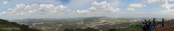 View from Mt. Gilbao, Israel